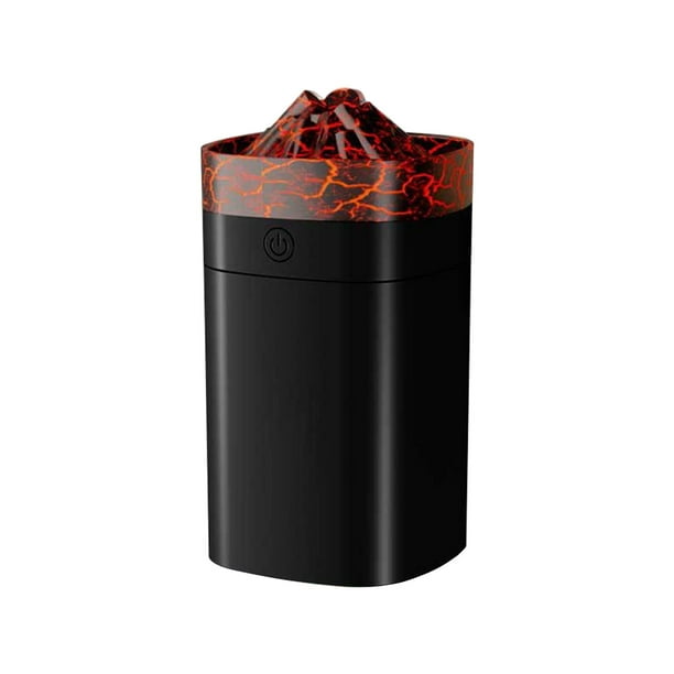 Bedroom Aroma Diffuser,Colorful Crackle Volcano Humidifier,Super