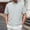 Light Blue, variant on Eltusu Men's Casual Polo Shirts, Stand-up Collar Button Summer Cotton Shirts with Short Sleeve Army Green Size 5XL