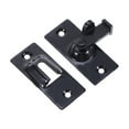 thumbnail image 2 of MERRYHAPY Heavy Duty Stainless Steel Sliding Door Lock with Right Angle Latch, Black Finish, Security Hardware, 2 of 7
