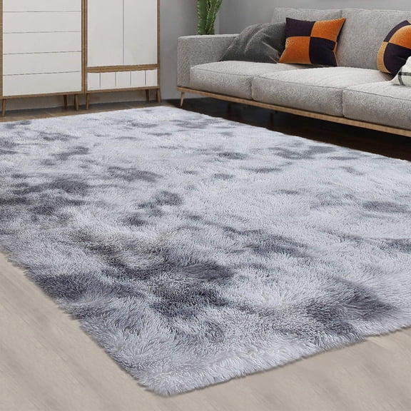 Kitsin Shag Area Rugs for Living Room, Ultra Soft Fluffy Thick Faux Rug Non-Slip for Bedroom Dorm Nursery Room