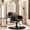 Allblack, variant on Baasha All Black Salon Chair with 330lbs Capacity, 580mm Large Base 360° Swivel Memory Foam Beauty Hair Styling Chairs