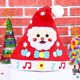 thumbnail image 1 of Felt Christmas Craft Nonwoven Fabric Cute DIY Felt Christmas Sewing Craft Ornament Handmade Toy Hat (Santa Claus), 1 of 5