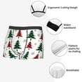 thumbnail image 6 of Junzan Buffalo Plaid Christmas Trees Mens Underwear Boxer Briefs For Men’s - Small, 6 of 9