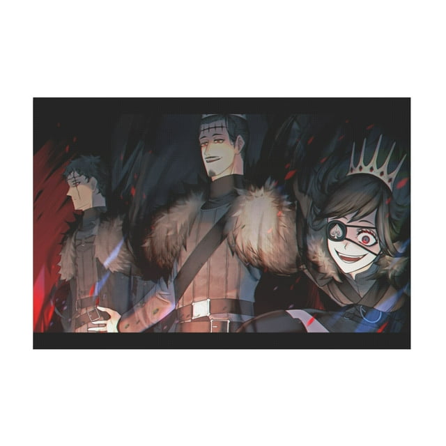 Qingyee Anime Canvas Poster Polyester Multi Size Decorative Poster,Black Clover Poster Anime Paint Decorative Poster