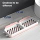 thumbnail image 4 of Inteprter Esponja soporte cocina baño pared ducha baño estante autoadhesivo desmontable drenaje contenedor con percha Almacenamiento y organización del hogar Blanco Gris Inteprter HA063243-02B, 4 of 6