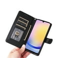 thumbnail image 5 of JTCASES Compatible with Samsung Galaxy A25 5G 6.5 inch Case Wallet Flip Folio Case [Kickstand] with RFID Blocking Card Holders [Shockproof] Wrist Strap Cover for Men Women Girls, Black, 5 of 12