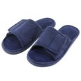 thumbnail image 3 of Likrtyny Casa Ajustables Viscoelástica Diapositivas para Hombre (Azul Marino XL), 3 of 9