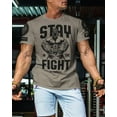 thumbnail image 3 of Gymish Stay In Fight Workout T-Shirt - Funny Gym Shirt, Men's Lifting Tee, Workout T-Shirt for Men, Athletic Gym Wear, Fitness & Weightlifting Shirt, 3 of 6