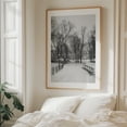 thumbnail image 6 of Snowy Central Park 01 B&W - Manhattan New York Photography Winter Black and White Snow Nature Scenic Landscape Unframed Wall Art Print 36 x 48 inches, 6 of 13