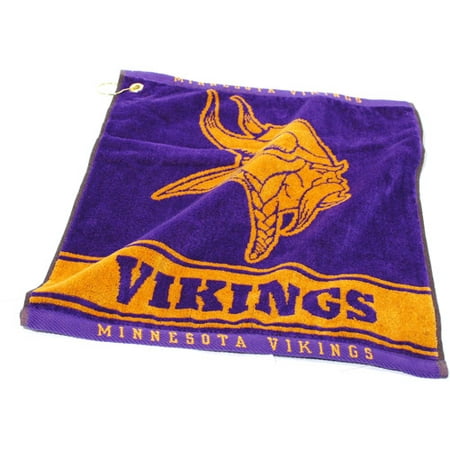 UPC 637556316806 product image for Team Golf NFL Minnesota Vikings Jacquard Woven Golf Towel | upcitemdb.com