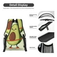 thumbnail image 4 of Disketp Avocado1 Backpack - Comfortable Daypack with The right laptop for you Spacious Main Compartment & other poket - {designName} print, 4 of 6