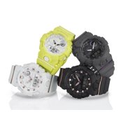 Casio G-Shock Women's Fitness Tracker Bluetooth Shock Resistant 200 Meter Water Resistant Watch, ( Model GMA-B800-9ACR)