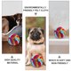 thumbnail image 5 of BRIGHTFUFU 2 unids PET PET PERRO SNIFF TOY PUPPY PETHING PET PER PERRO DOG MASCKING TOJO BOLAS DE ALIMENTADOR LENTO, 5 of 8