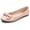 Beige, variant on Rexoro Women Ballet Flats Bow Round Toe Slip On Dress Shoes Women's Office Shoes