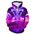 thumbnail image 3 of Sudadera con capucha con estampado de astronauta, universo, espacio, galaxia, para hombres y niños, sudaderas de manga larga, chaqueta genial de gran tamaño para hombre, 3 of 5