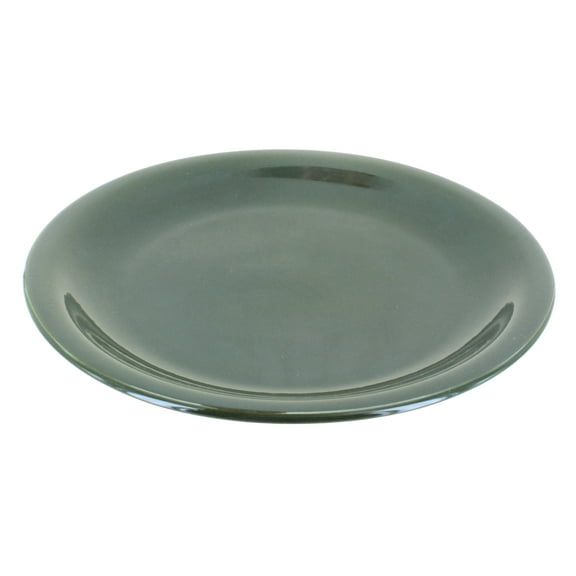 Blue Rose Polish Pottery Olive Dinner Plate