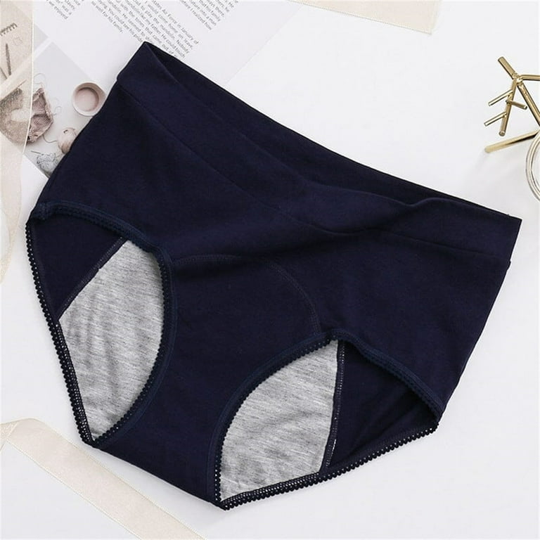 XZHGS Striped Fall underwear Packs High Waisted Leak Proof Panties  underwear for Women Leak Proof Cotton Overnight Panties Briefs Lingerie  Women with Robe 