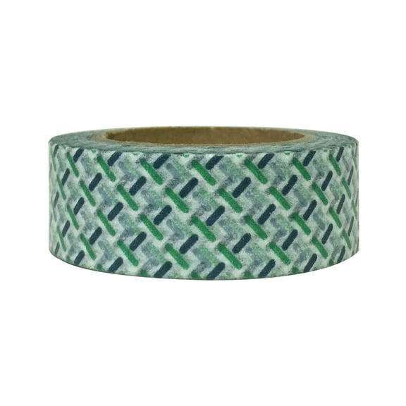 Wrapables® Colorful Washi Masking Tape, Tic Tacs Green