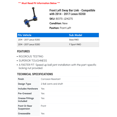 thumbnail image 2 of Front Left Sway Bar Link - Compatible with 2014 - 2017 IS350 2015 2016, 2 of 2