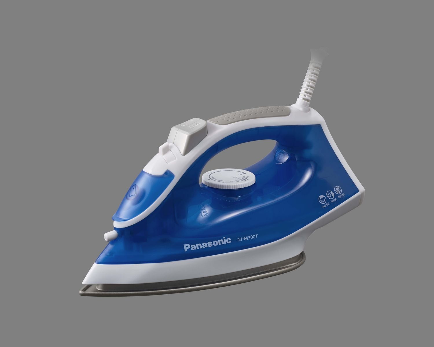 Fer à vapeur léger de Panasonic, bleu