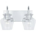thumbnail image 2 of 138121AD-490-Capital Lighting-Danes - 2 Light Transitional Bath Vanity Approved for Damp Locations - in Transitional style - 15 high by 10 wide-Aged, 2 of 10