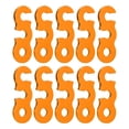 thumbnail image 3 of 10 Uds tensor de cuerda ajustador de cordón aleación de aluminio fácil operación fijación estable accesorio de Camping para tienda de campaña senderismo oro, 3 of 12