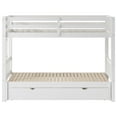 thumbnail image 4 of MERAX  Twin over Twin/Full Bunk Bed, Pull-out Bunk Bed with Trundle White, 4 of 5