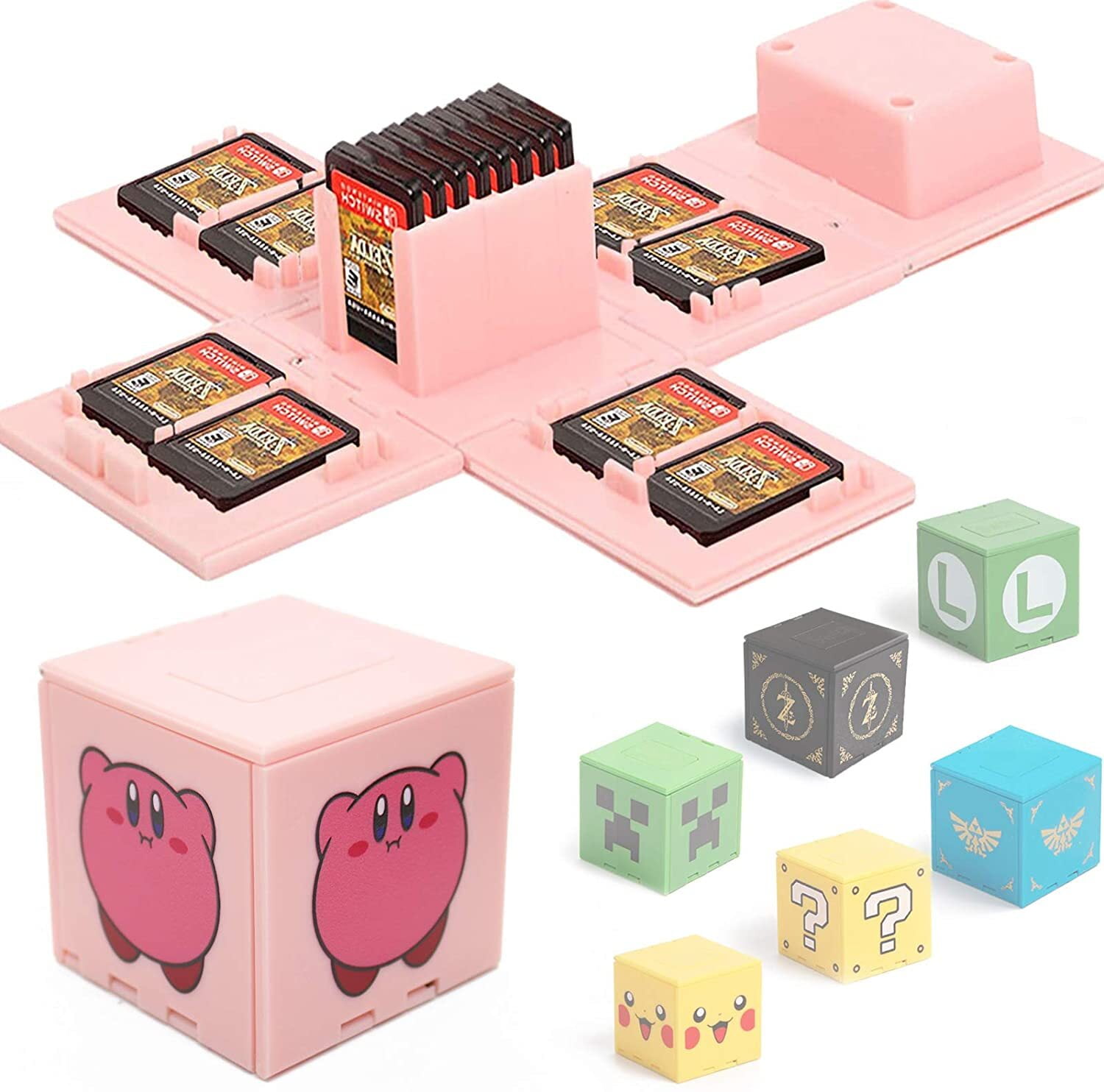 Game Card Case for Nintendo Switch - Switch Game Card Holder Game Storage  Cube Game Card Organizer for Nintendo Switch with 16 Game Card Slots -  Walmart.com