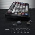 thumbnail image 5 of Womier Comics Graffiti 5 lados sublimación de tinte PBT Keycap 141 teclas teclado perfil Cherry para interruptores MX teclado para juegos, 5 of 5
