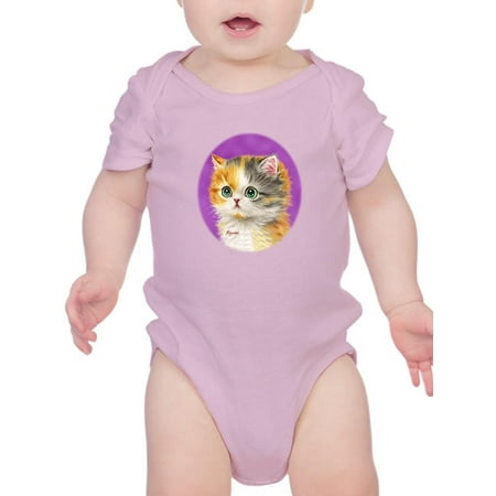 

Wide Open Eyes Cat Bodysuit Infant -Kayomi Harai Designs 24 Months