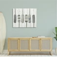 thumbnail image 2 of Stupell Industries Water Poles Geometric Patterned Canoe Paddle Oars,48 x 36, Design by Andi Metz, 2 of 7