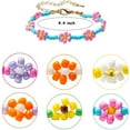 thumbnail image 6 of EIMELI 6PCS Colorful Daisy Flower Bead Bracelets Set Indie Handmade Beaded Flower Bracelets Anklets Vsco Boho Beach Summer Braided String Y2K Aesthetic Kidcore Jewelry for Women Teen Girls, 6 of 11