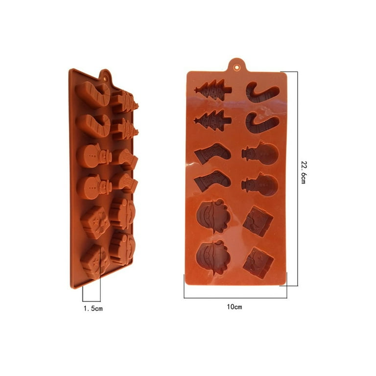  SEIHDHIK Christmas Turkey Mold Silicone Candy Mold Food Grade  Non Stick Christmas Chocolate Mold Gummy Molds for Baking Cookie Jelly  Pudding Dog Biscuit : Home & Kitchen