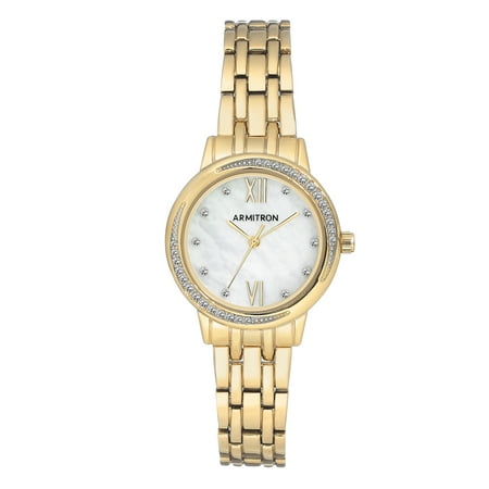 Armitron Ladies Dress Gold Bracelet Round Watch