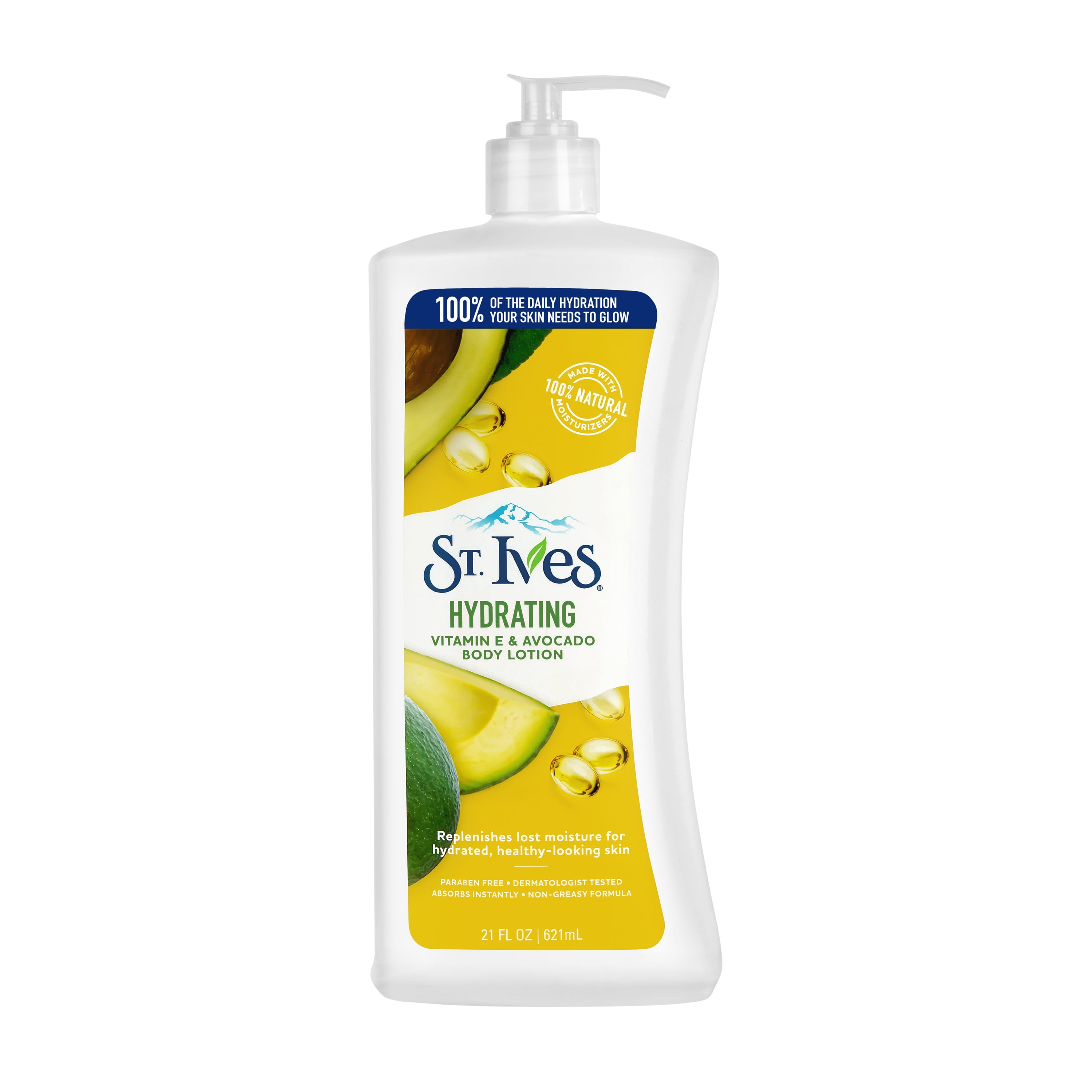 St. Ives Hydrating Body Lotion Vitamin E and Avocado 21 oz Walmart