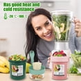 thumbnail image 4 of 2Pcs Overnight Oat Cups with Lid Spoon 790ml Double Layer Breakfast Salad Cups Portable Sealed Overnight Oat Jar Reusable Lightweight On The Go Yogurt Pots for Fruit Salad Cereals, 4 of 8