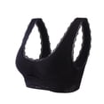 thumbnail image 1 of Woman Bra Gathered Shockproof Tube Top Wide Shoulder Strap Vest Back Underwear, 1 of 2