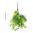 thumbnail image 4 of Visland Realistic Artificial Grass Decorative Delicate No Watering Natural 7 Fork Green Simulation Plant Home Decor, 4 of 8