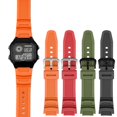 thumbnail image 2 of Watch Band Soft Waterproof Rubber 18mm Men Watch Replacement Bracelet Strap Compatible for Casio AE-1000W/AQ-S810W/SGW-300H/W-S200H, 2 of 5