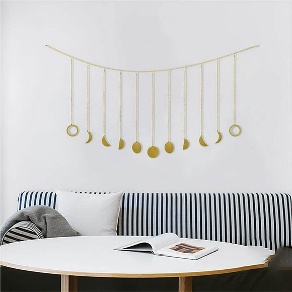 Moon Chains Wall Decoration Moon Phase Moon Chains Bedroom Ornaments Moon Hanging Room Decor