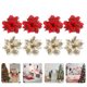 thumbnail image 5 of 24 piezas de adornos de flores navideños adornos de árbol de Navidad decoraciones navideñas, 5 of 5