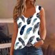 thumbnail image 1 of Puntoco Camisetas sin mangas ajustadas para mujer Camiseta sin mangas con estampado de mujer Camiseta sin mangas holgada, 1 of 4