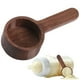 thumbnail image 4 of Cucharas de madera | Cuchara medidora de café de nogal negro Cuchara medidora de madera Cuchara sopera corta y larga Madera Té para café molido Té, 4 of 4