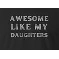 thumbnail image 2 of 9 Crowns Tees Men's Awesome Daughter Kids Son  T-Shirt (AwesomeDaughters-Black, Medium), 2 of 3
