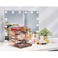 thumbnail image 3 of Sorbus Cosmetics Makeup and Jewelry Big Storage Case Display - Stylish Vanity, Bathroom Case (4 Large, 2 Small Drawers, Purple), 3 of 8