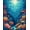 Blue, Pattern 1, variant on ODIKA 4'x6' Machine Washable Non-Slip Area Rug, Dynamic Ocean Wave Illusion Abstract Sea Surface Vortex Design High Traffic Rug, Blue, 141460