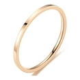 thumbnail image 1 of Fmlxio Bague Croix Plaquée Or 14K CZ, Bague Polyvalente en Acier Titane Fin 1MM, Bague de Mode Féminine, Bague Simple, Bague de Queue, Bijoux en Liquidation, 1 of 2