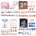 thumbnail image 2 of Calendario de Adviento de Navidad, conjunto de joyas, collares, pulseras, pendientes, calendario de cuenta regresiva de Navidad de 24 días, caja de regalo para mujeres y niñas, 2 of 5