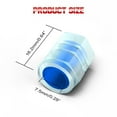 thumbnail image 3 of CHUSYYRAY Automotive Valve Stem Cap Glow-in-the-Dark Blue 8-Pack 16.2mm x 7.55mm, 3 of 12