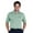 Pistachio, variant on Monterey Club Men's Bamboo Charcoal Blend Texture Solid Golf Polo Shirt #1085